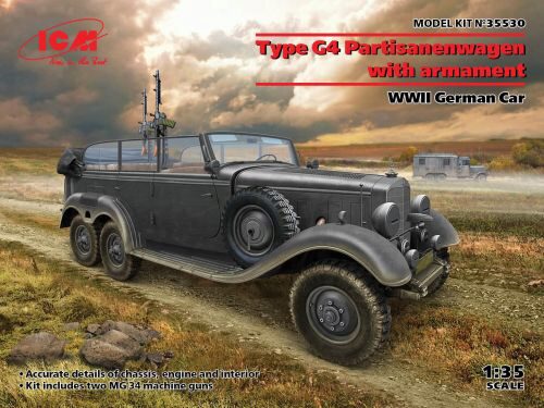 ICM 35530 G4 with armament, WWII German Car