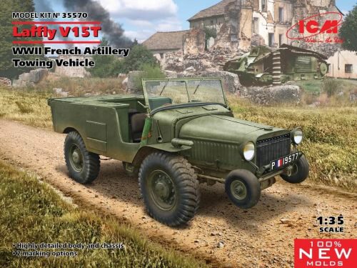 ICM 35570 Laffly V15T, WWII French Artillery Towing Vehicle (100% new molds)