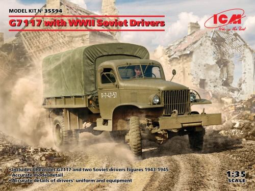 ICM 35594 G7117 with WWII Soviet Drivers