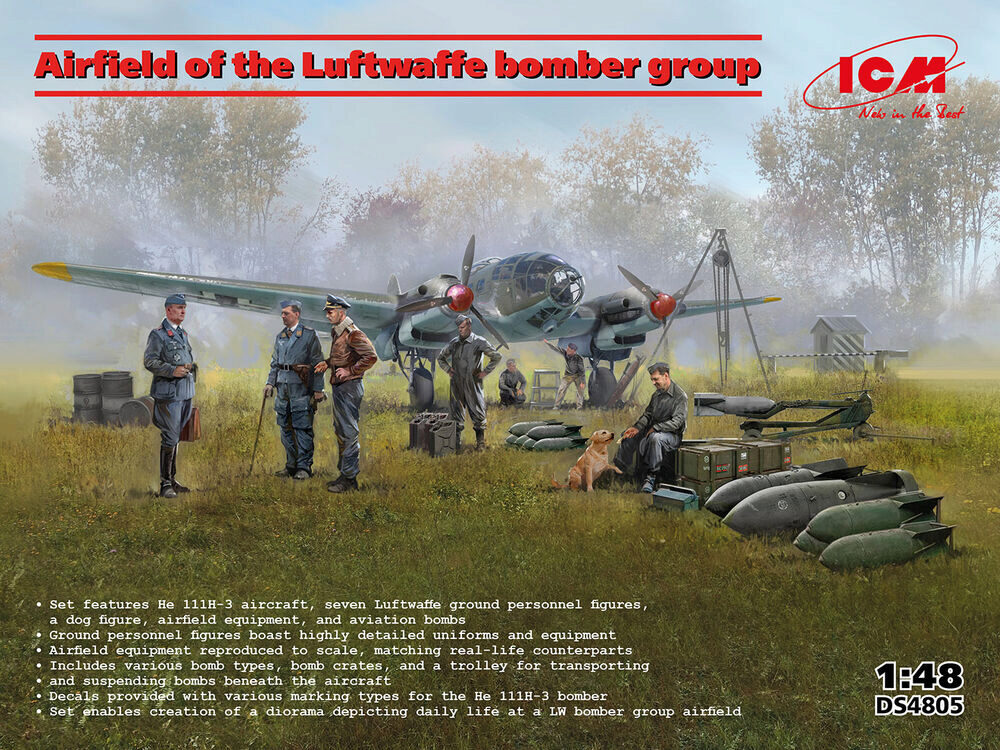 ICM DS4805 Airfield of the Luftwaffe bomber group