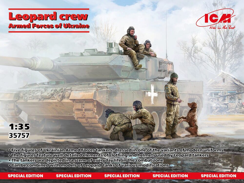 ICM 35757 Leopard crew of the Armed Forces of Ukraine