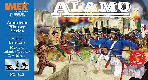 IMEX 940612 1/72 Amerikanische Geschichte:Alamo Figurenset