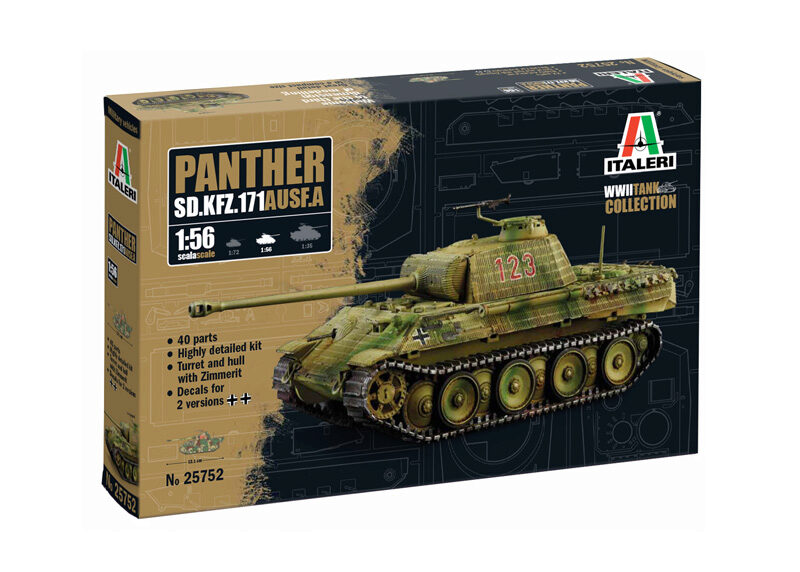Italeri 25752 Sd.Kfz. 171 Panther Ausf. A  1:56