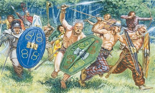 Italeri 6022 Gauls Warriors - I Cen. BC