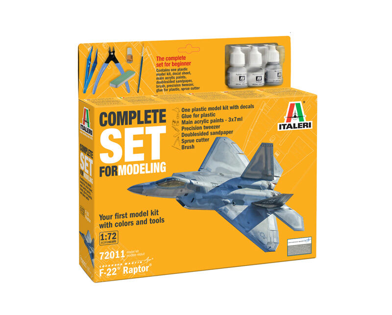 Italeri 72011 1:72 Modell-Set F-22 Raptor