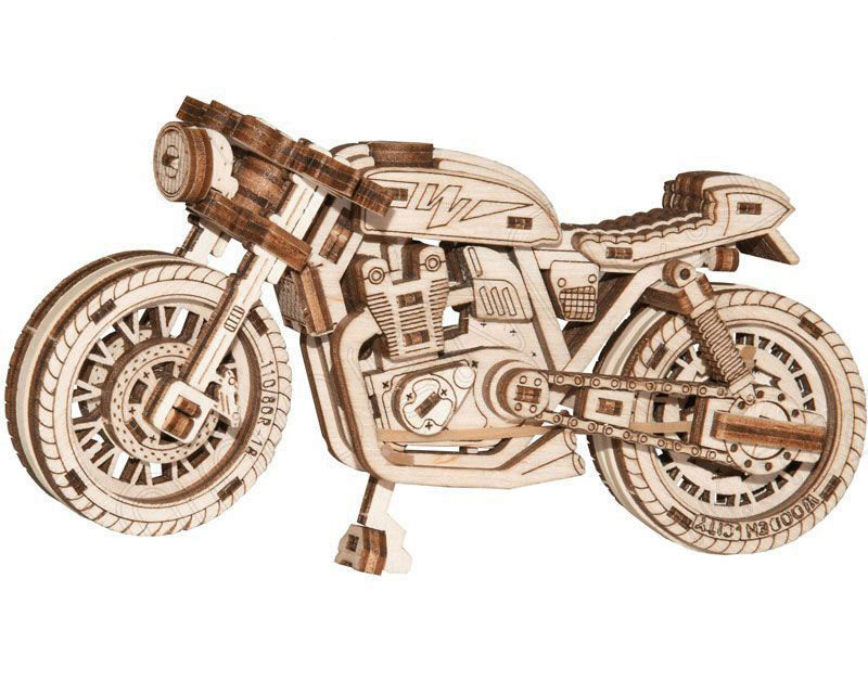 Wooden city 24840 Motorrad Café racer  3D-tec Bausatz