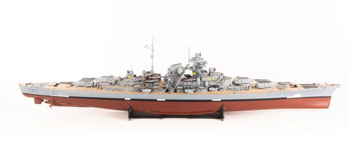 Amati 25076 Schlachtschiff Bismarck 1:200 Bausatz komplett mit allen Beschlagteilen