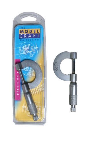 Modelcraft 492306 Micrometer 0-25 mm Metall