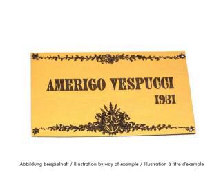 Krick 843955 Gravurschild Holz Amerigo Vespucci