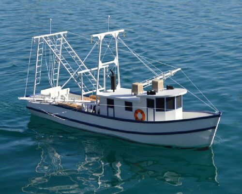 DUMAS Boats ds1271 Rusty Shrimps-Boot 1:24 Bausatz