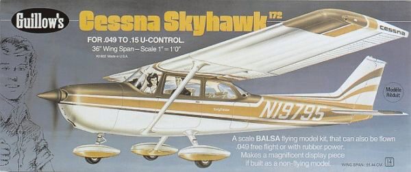 Guillows gu802 Cessna 172 Skyhawk Balsabausatz