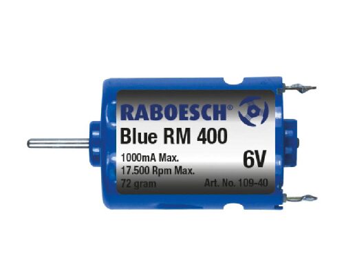 Raboesch rb109-40 Elektromotor Blue RM-400 6V