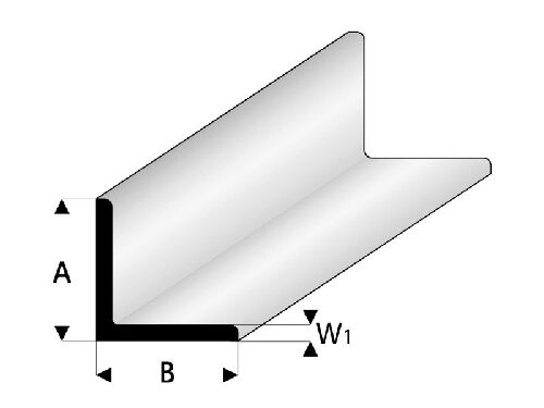 Raboesch rb416-51-3 Winkelprofil 1,5x1,5x330 mm (5 Stück)
