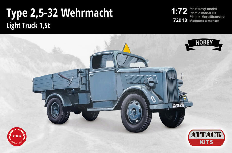 ATTACK 72918 Type 2,5-32 Wehrmacht Light Truck 1,5t Hobby Line2
