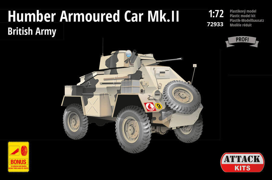 ATTACK 72933 Humber Armoured Car Mk. II British Army