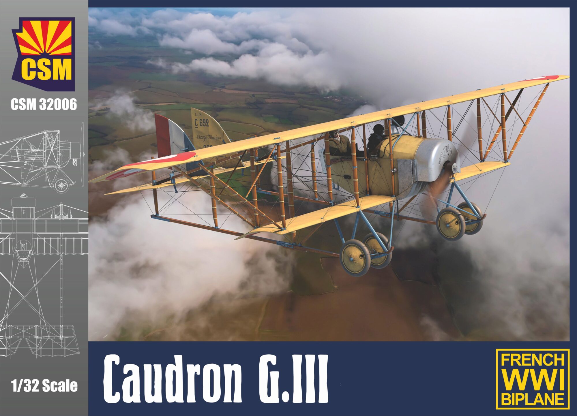 Copper State Models 32006 Caudron G.III