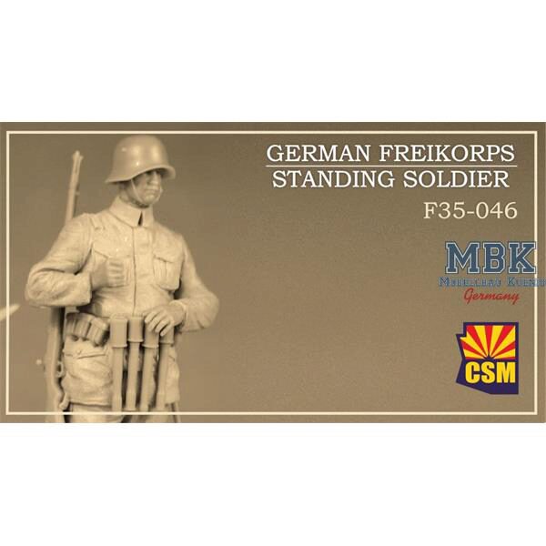 Copper State Models F35046 German Freikorps standing soldier