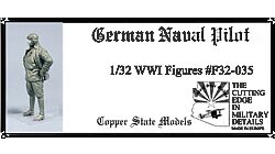 Copper State Models F32035 German Naval Pilot