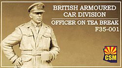 Copper State Models F35001 British Armoured Car Division Officer Tea Break