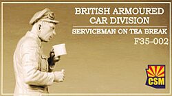 Copper State Models F35002 British Armoured Car Division Crewman Tea Break