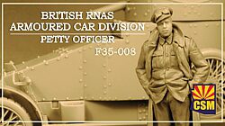 Copper State Models F35008 RNAS Armoured Car Division Petty Officer