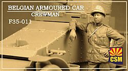 Copper State Models F35011 Belgian Armoured car crewman