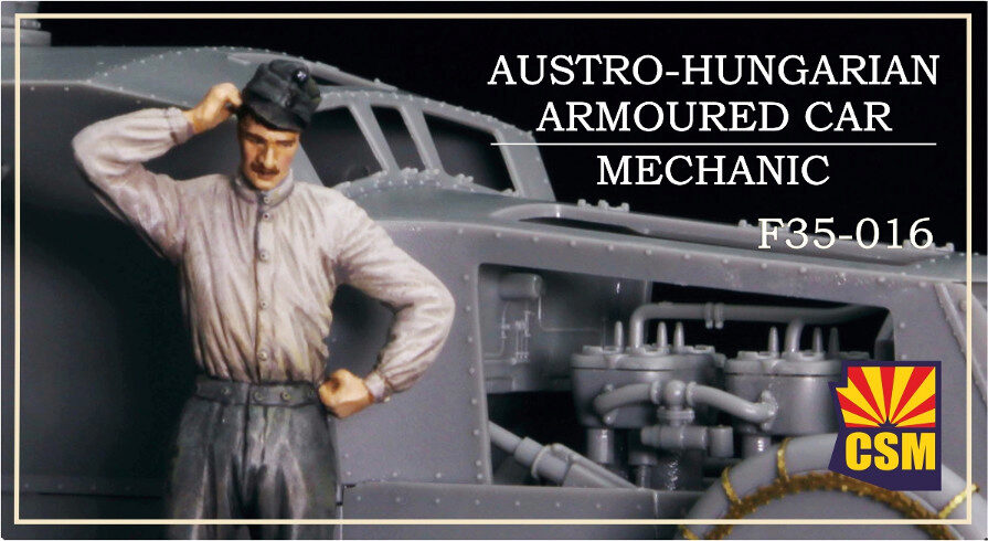 Copper State Models F35016 Austro-Hungarian Armoured Car Mechanic