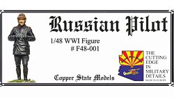 Copper State Models F48001 Russian WWI Pilot