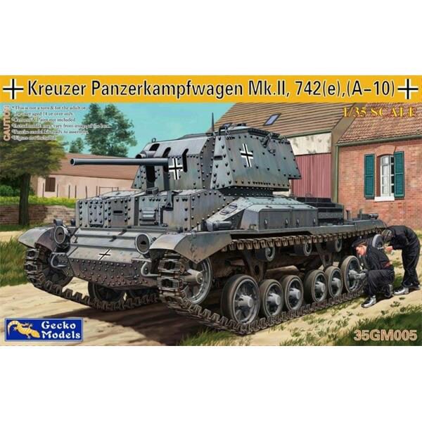 Gecko Models 35GM0005 Kreuzer Panzerkampfwagen M.II Sd Kfz 742(e) A10