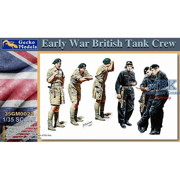 Gecko Models 35GM0022 Early War British Tank Crew