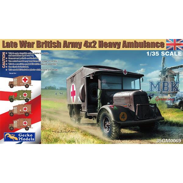 Gecko Models 35GM0069 Late War British Army 4x2 Heavy Ambulance