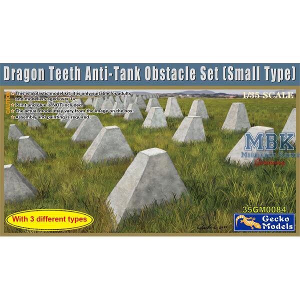 Gecko Models 35GM0084 Dragon Teeth Anti-Tank Obstacle Set (Small Vers.)