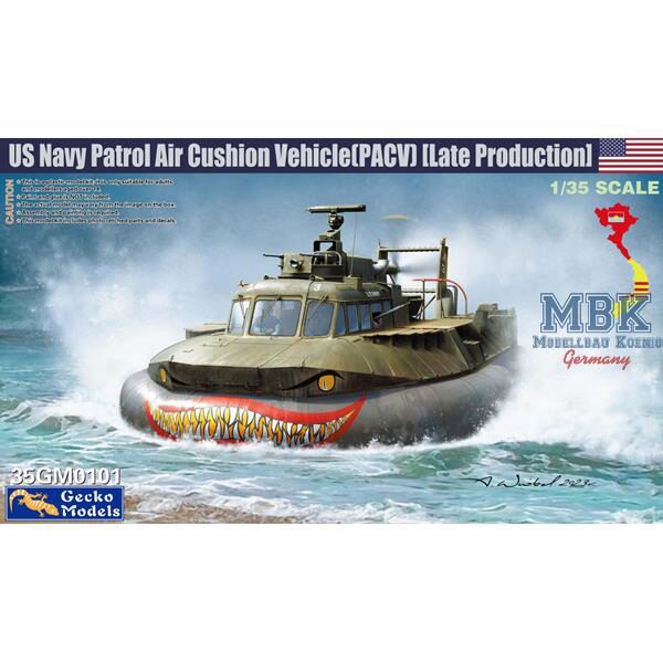 Gecko Models 35GM0101 US Navy Patrol Air Cushion Vehicle (PACV)