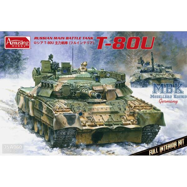 AMUSING HOBBY AH35A060 Russian Main Battle Tank T-80U FULL INTERIOR