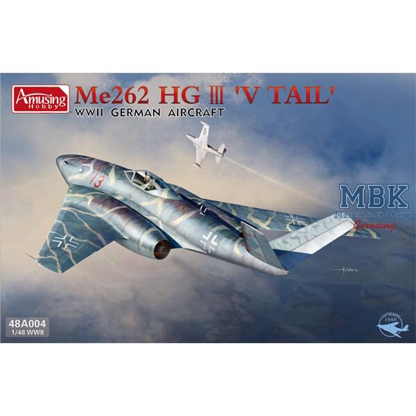 AMUSING HOBBY AH48A004 Me262 HGIII  V-Tail 