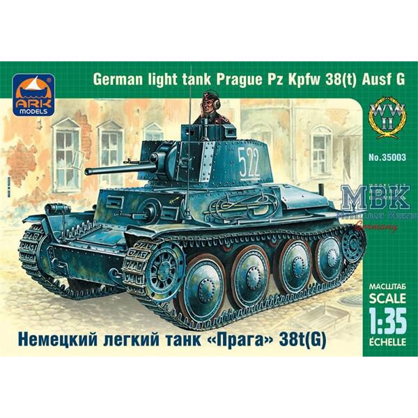 ARK MODEL ARK35003 German light tank Prague Pz Kpfw 38t G
