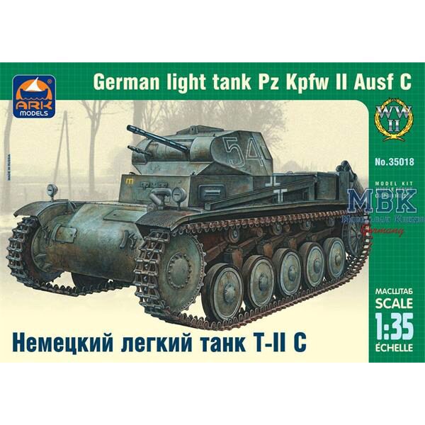 ARK MODEL ARK35018 German light tank Pz Kpfw II Ausf C