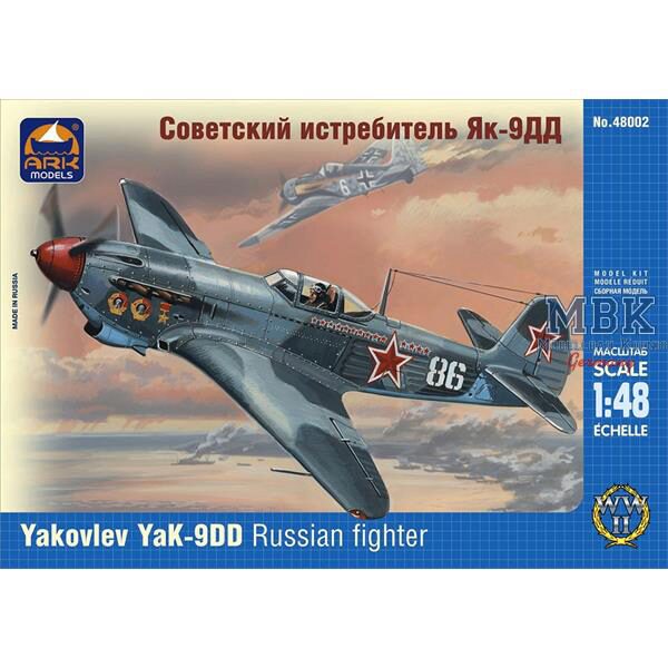 ARK MODEL ARK48002 Yakovlev Yak-9DD Russian fighter