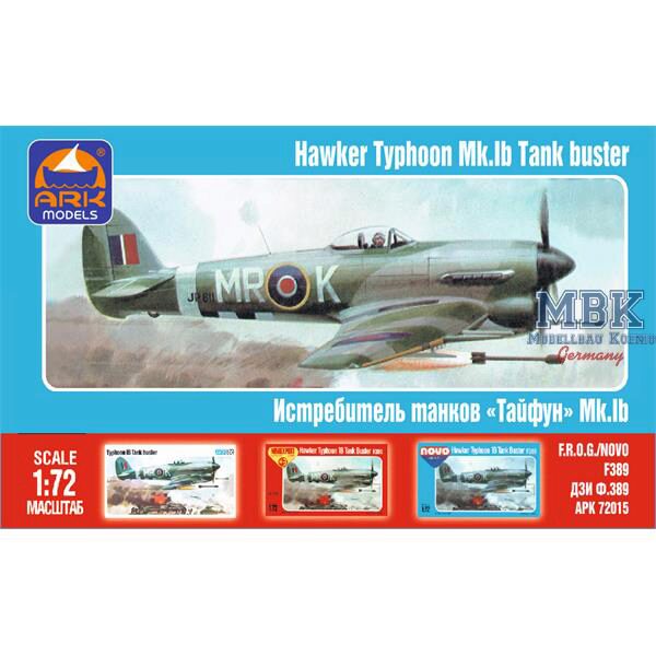 ARK MODEL ARK72015 Hawker «Typhoon» Mk.IB