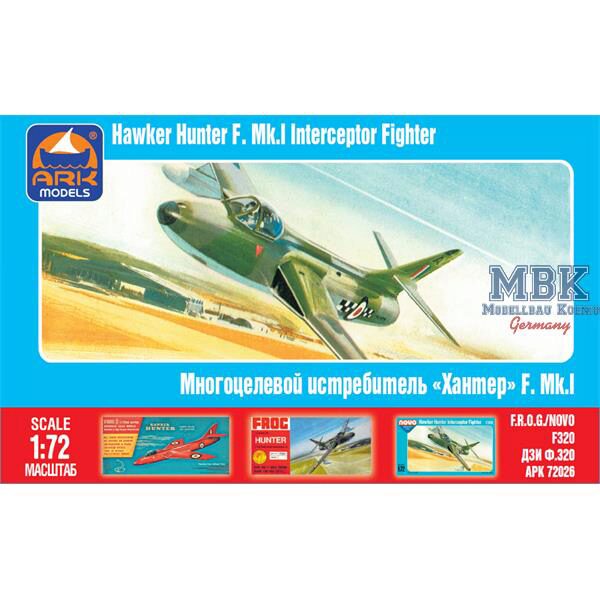 ARK MODEL ARK72026 Hawker "Hunter" F.1