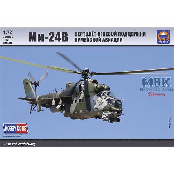 ARK MODEL ARK72042 Mil Mi-24V attack helicopter