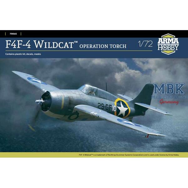 ARMA HOBBY ARMA70065 Grumman F4F-4 Wildcat  Operation Torch 