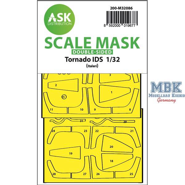 Artscale ASK200-M32086 Tornado IDS double-sided expr. fit mask (Italeri)