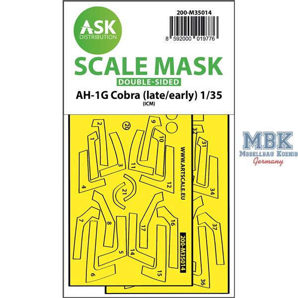 Artscale ASK200-M35014 AH-1G Cobra (early/late) double-sided express mask