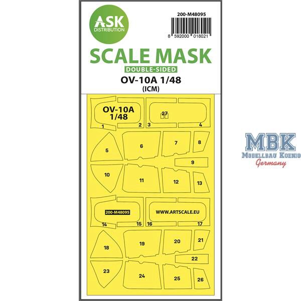 Artscale ASK200-M48095 OV-10A double-sided mask self-adhesive pre-cut ICM