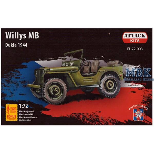 ATTACK ATT72-003 Willys Jeep MB Dukla 1944