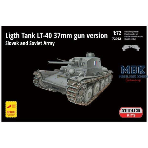 ATTACK ATT72962 Light Tank LT-40 37mm gun version