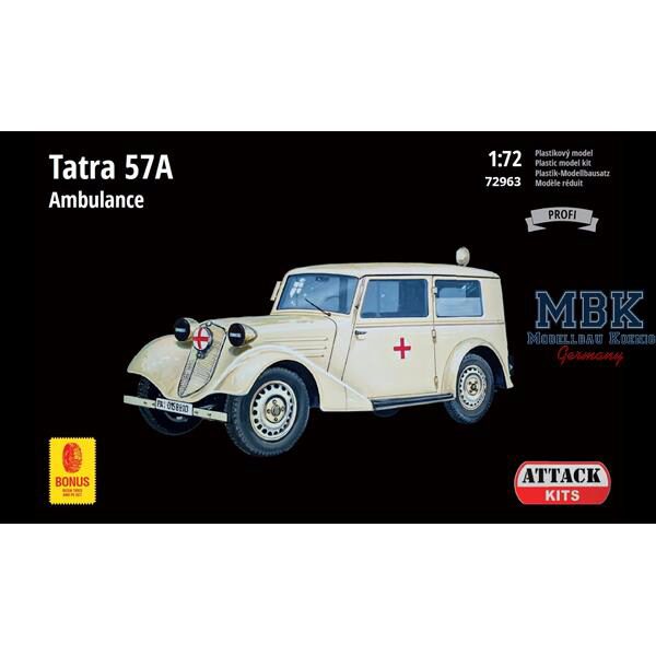 ATTACK ATT72963 Tatra 57 Ambulance Profi Version 1:72