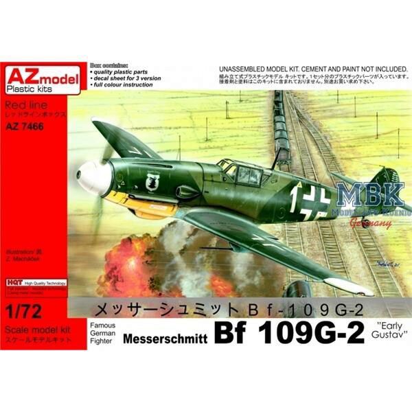 AZ Models AZM7466 Messerschmitt Bf 109G-2  Early Gustav 
