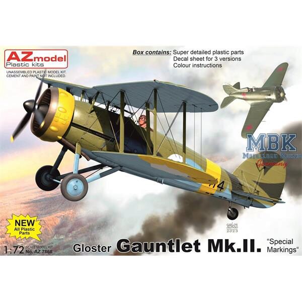 AZ Models AZM7868 Gloster Gauntlet Mk.II  Special Markings 